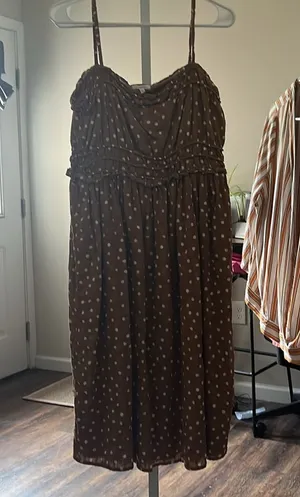 Maurice's Brown Polka Dot Dress thumbnail 1