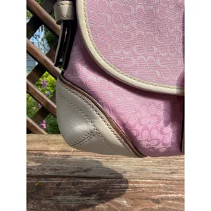Coach Y2K Pink Soho Buckle Bag Mini Signature Jacquard Cream Leather 1457 thumbnail 9