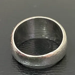 Vintage NE 925 Signed Sterling Silver Abalone Inlay Ring Band Size 6.5 5.9g thumbnail 5