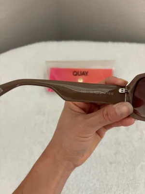 QUAY Australia HYPED UP Brown Sunglasses thumbnail 7
