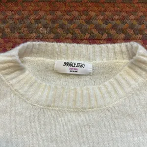 DOUBLE ZERO WHITE KNIT WIDE SLEEVE SWEATER thumbnail 2