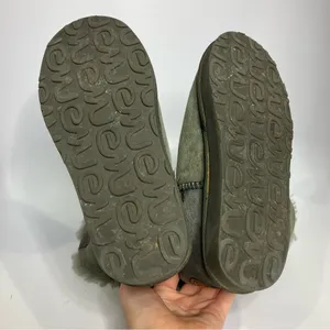 Emu Alba shearling style boots‎ winter suede leather women’s size 6 gray thumbnail 6