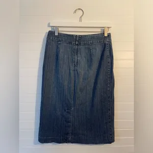 Vintage Y2K Banana Republic Denim Pencil Skirt thumbnail 2