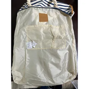 Summer & Rose Tote Bag Striped Nautical‎ Beach Rope Handles Zip Closure NWOT thumbnail 9