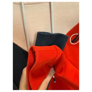 Nautica Colorblock Hoodie Women’s Medium Red Navy White Pullover 2019 thumbnail 7