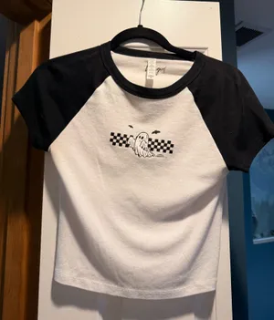 Tiki Girl Ghost Tee White Size M thumbnail 1