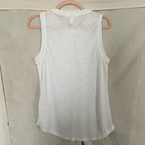 Athleta White Breezy Tank Top  thumbnail 7
