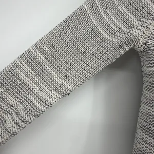 Field Flower Anthropologie‎ Bird Print Mixed Media Cardigan Sweater Gray Small thumbnail 4