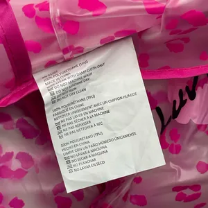 Betsey Johnson Very Rare Luv Betsey Hooded Rain Poncho thumbnail 3