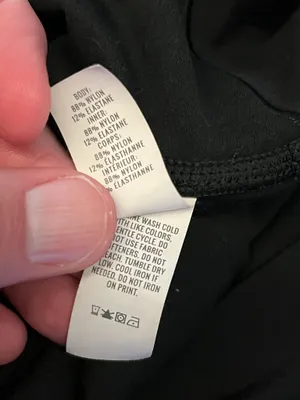 OFFLINE By Aerie Skort Womens Large Black Crossover Waist Lined Athletic thumbnail 6