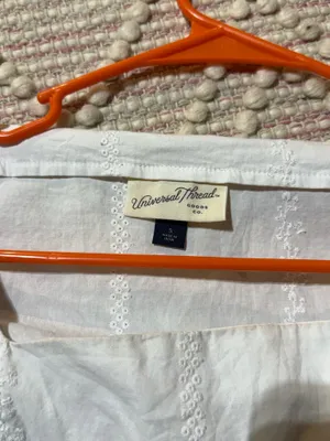 Target White Eyelet Lace Top thumbnail 3