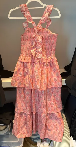 Fancy maxi dress block print  thumbnail 1
