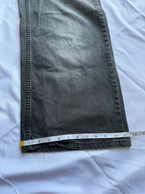Divided by H&M Wide Leg Black Denim Jeans Size 0 thumbnail 10