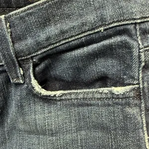 7 for all Mankind Bootcut Flared Jeans Women Size 26 Blue Distressed+Stretch thumbnail 8