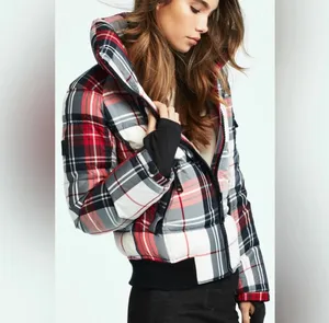 SAM. Freestyle Down Bomber Jacket Alpine Plaid Wind & Water Resistant XS NWT thumbnail 3