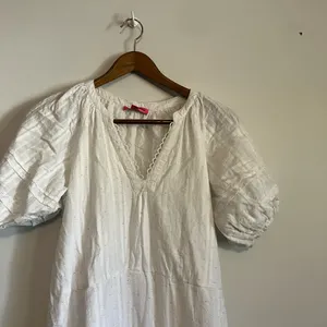 Betsey Johnson White Spectator Tiered Midi Dress Prairie Cottagecore Confetti thumbnail 6