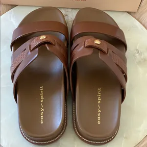 Easy Spirit NWT Women's Trevin Banded Slip-On Sandals thumbnail 3