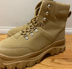 ASOS Truffle Collection wide fit chunky hiker Boots stylish boots thumbnail 2