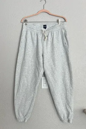 Gap soft classic jogger heather gray  sweatpants L thumbnail 3