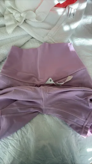 Pink Lululemon Biker Shorts thumbnail 3