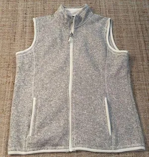 Charles River Apparel Women's Vest Cream Large thumbnail 1