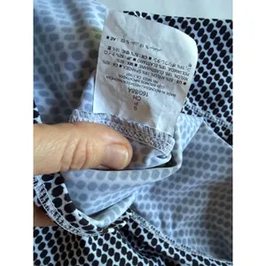 Old Navy Black White Print Rash Guard Swim Top UPF Short Sleeve Small thumbnail 7