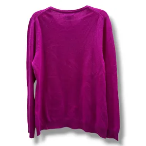 Charter‎ Club Luxury 100% Cashmere Crewneck Sweater Fuchsia Flir Women's Med NWT thumbnail 4
