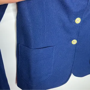 Vintage‎ Alfred dunner navy blue double knit blazer women’s thumbnail 3