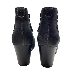 Rag & Bone Margot Black Distressed Leather Booties thumbnail 5