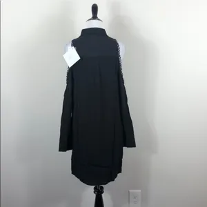Elliatt Clarity Dress Cold Shoulder Button Up thumbnail 4