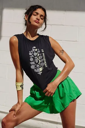 Free People Movement Tempo Sport Mode Logo Muscle Tank size XSMALL thumbnail 1
