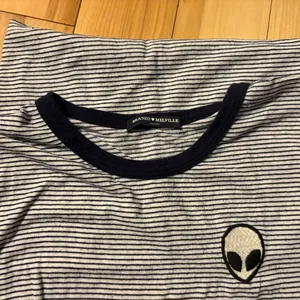 Brandy Melville Striped Black and White Tee thumbnail 2