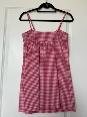 Heritage 1981 Pink Gingham Cotton Babydoll Dress | Coquette M thumbnail 4