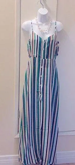 Le Lis striped button down dress Large thumbnail 1
