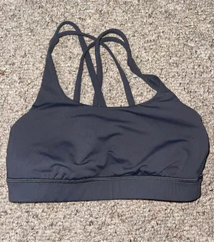 Lululemon Grey Energy Bra Size 4 thumbnail 1