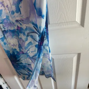 As You Wish Blue Floral Maxi Dress thumbnail 2