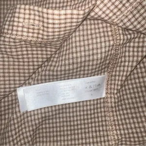 Classic Checkered Button Down Shirt for Women Brown thumbnail 5