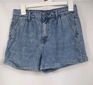 American Eagle Mom Shorts Size 4 High Rise Denim thumbnail 1