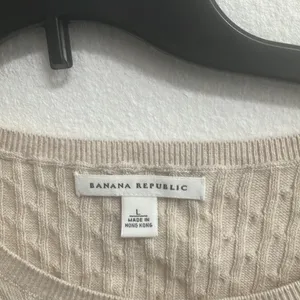 FINAL MARKDOWN Banana Republic Cable knit top large thumbnail 2