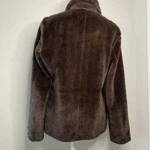 Brandon Thomas Reversible Suede Fur Jacket Women’s Small S Brown with Pockets thumbnail 6