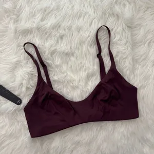 Nike Skims Matte Micro Scoop Sports Bra Currant Size Large thumbnail 3