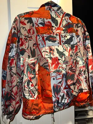 NWT Daily Practice by Anthropologie Floral Windbreaker Jacket thumbnail 7