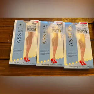 CUSTOM LISTING 2- Size 3 NWT Assets by Spanx Hi-Waist Mid-Thigh‎ Shaper Nude thumbnail 5
