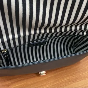 KATE SPADE Black Leather Hampton Road Juliana Turnlock Crossbody Bag thumbnail 11