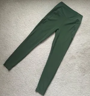 stori Green Full Length Workout Leggings Size 6 thumbnail 1