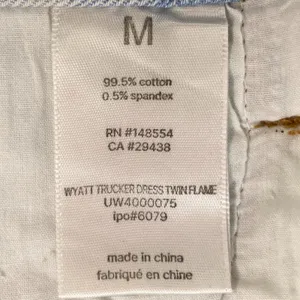 Unpublished Wyatt Twin Flame Denim Maxi Dress Size Medium thumbnail 3