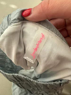 Silver Free People Shorts Way Home thumbnail 2