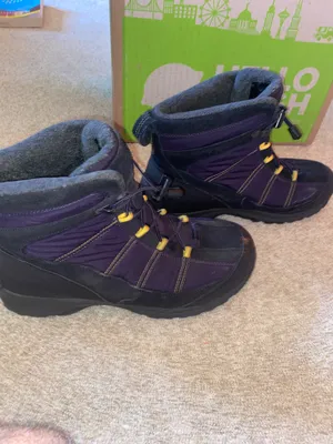 Lands' End Purple Winter Hiking Boots 10B thumbnail 3