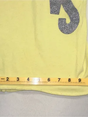 VTG Victoria's Secret Supermodel Essentials Bling Angel Wings Sweat Set Yellow L thumbnail 16