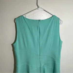 Lauren Ralph Lauren‎ Women's Size 14 Sleeveless Dress Mint Green A-Line Boatneck thumbnail 7